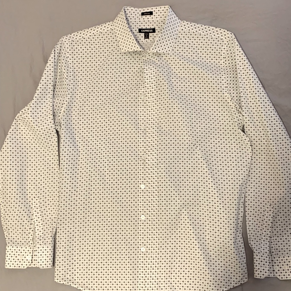 Express fitted dress shirt